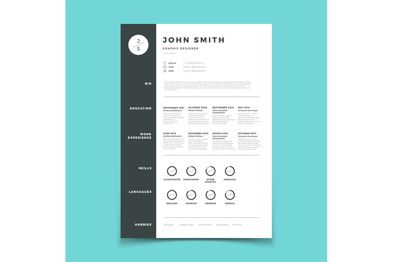 professional-cv-resume-with-vitae-and-curriculum-vector-template