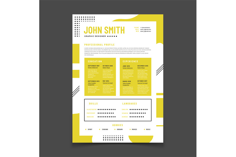 cv-design-professional-resume-with-business-details-curriculum-and-b