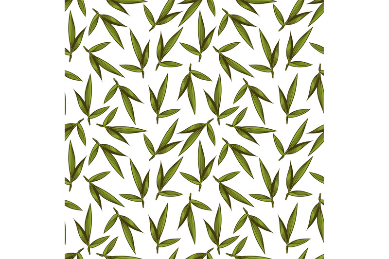 vintage-sketched-green-leaves-seamless-pattern-foliage-background-vec