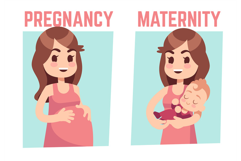 pregnancy-and-maternity-concept-young-pregnant-woman-and-happy-mother