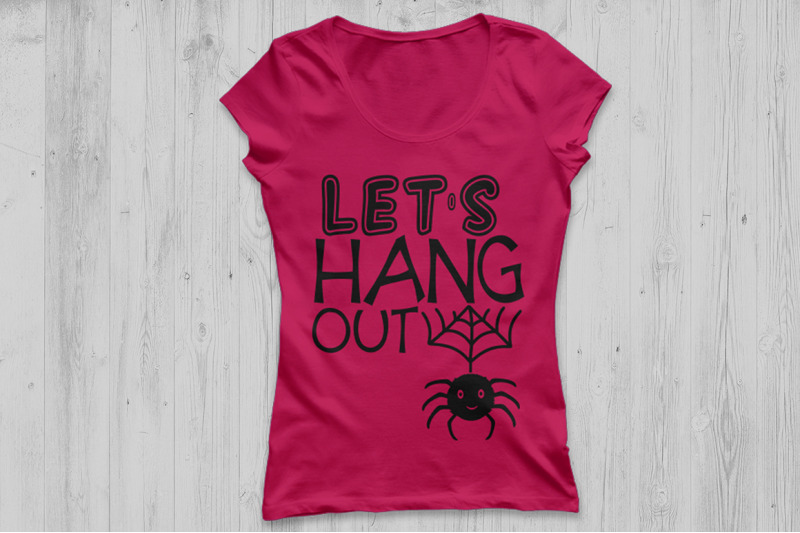 Let S Hang Out Svg Halloween Svg Spider Svg Spooky Svg By Cosmosfineart Thehungryjpeg Com