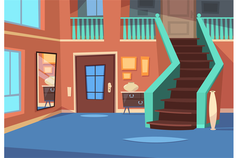 cartoon-hallway-house-entrance-interior-with-stairs-and-mirror-carto