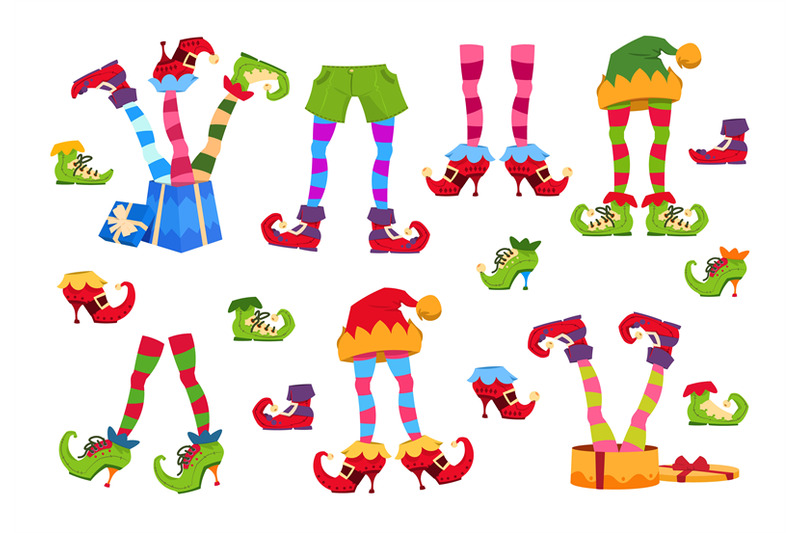 elf-feet-elves-foot-in-shoes-and-hat-christmas-dwarf-leg-in-pants-wi