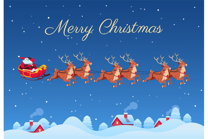 santa-claus-and-reindeers-santa-flying-over-winter-landscape-christm