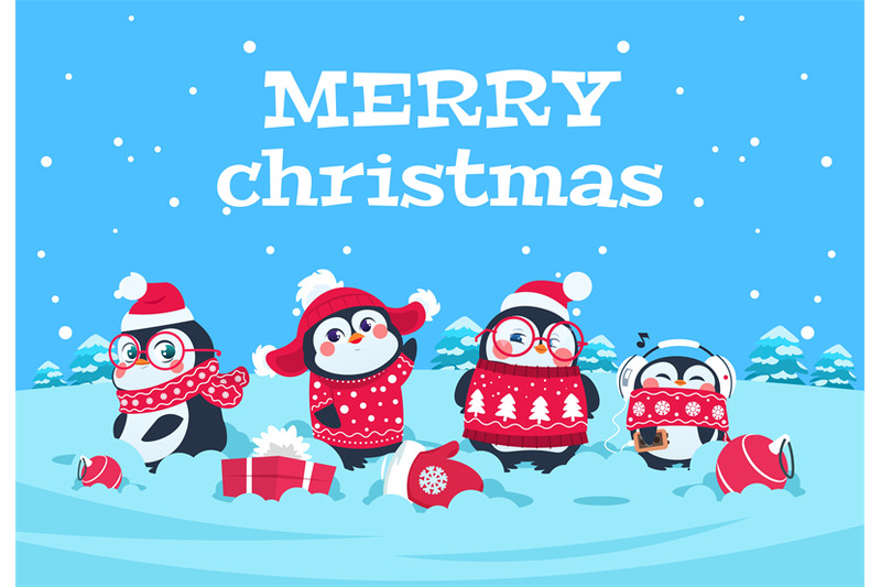 cute-cartoon-penguins-christmas-baby-penguin-arctic-characters-in-sno