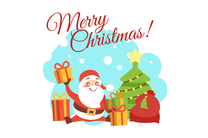 christmas-card-vector-template-with-cute-cartoon-character-santa-chri