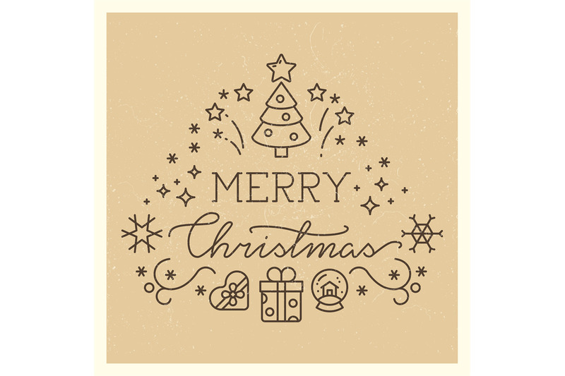 festive-x-mas-vintage-banner-with-line-art-icons