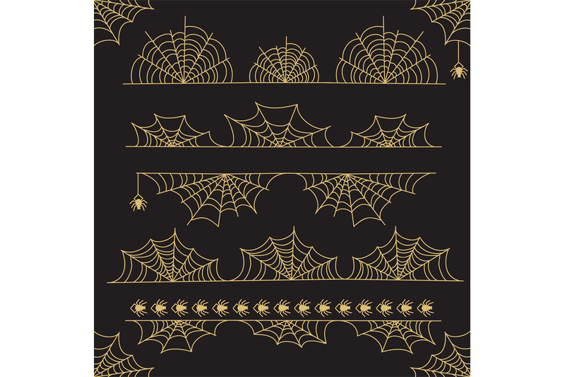 gold-halloween-vector-frame-border-and-dividers