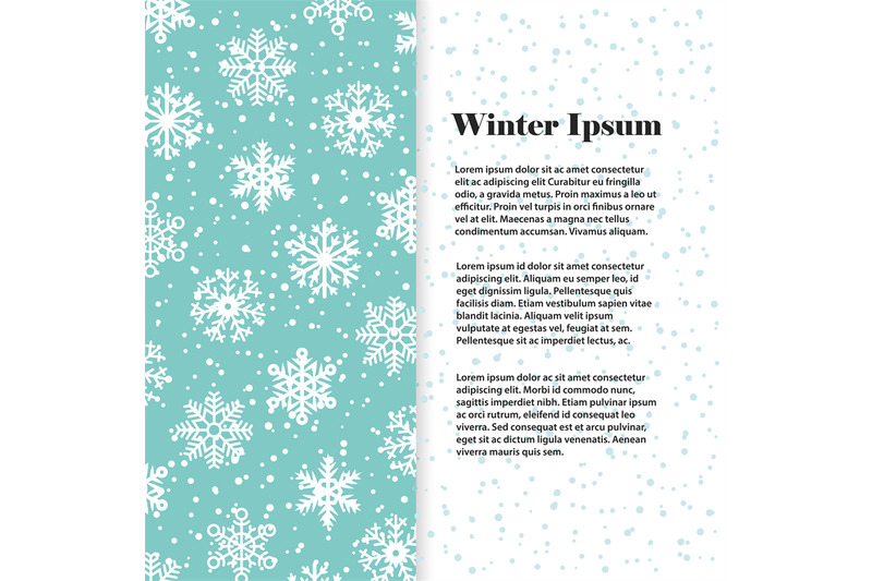 winter-banner-or-flyer-template-with-white-snowflakes