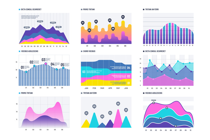 financial-infographic-business-bar-graph-and-line-histogram-economic