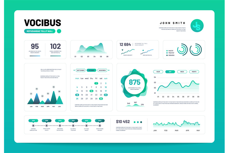 infographic-dashboard-admin-panel-interface-with-green-charts-graphs