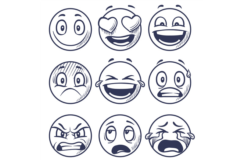sketch-smiles-doodle-smiley-in-different-emotions-hand-drawn-smiling