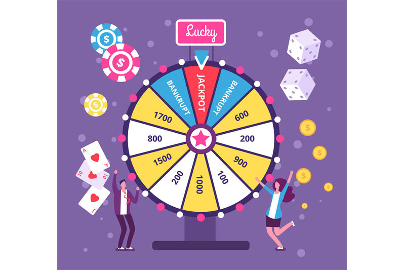 game-wheel-concept-people-playing-risk-game-with-fortune-wheel-and-lo