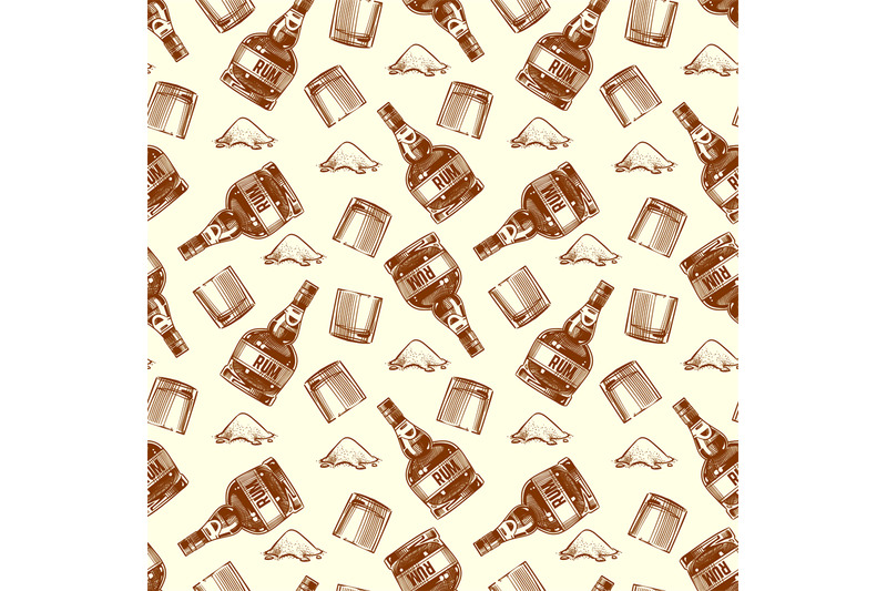 bottle-of-rum-and-cocaine-seamless-pattern