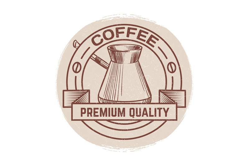 grunge-round-banner-for-coffee-shop-cafe-bar