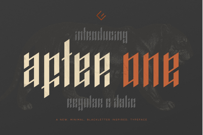 after-one-blackletter-inspired-font