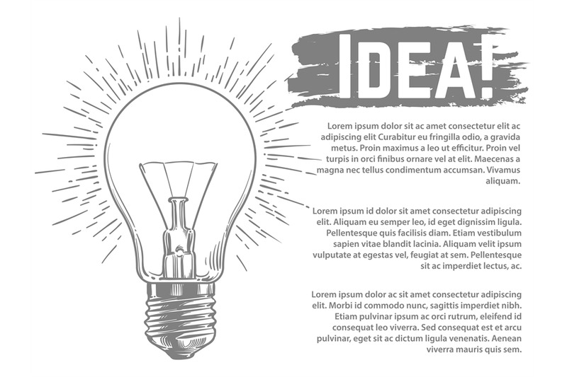 idea-vector-banner-design-sketched-light-bulb-vector-illustration