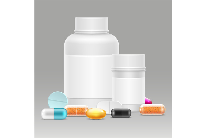 medicine-vector-illustration-with-realistic-plastic-bottles-for-pills