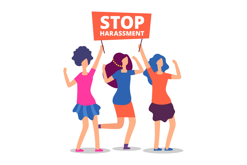 sexual-harassment-concept-stop-abuse-female-demonstrations