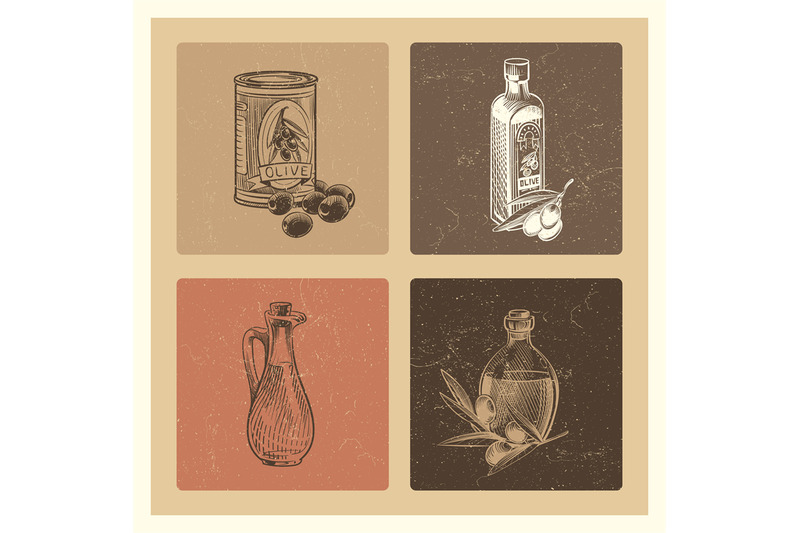 vintage-olive-oil-vector-banners-or-poster-for-menu