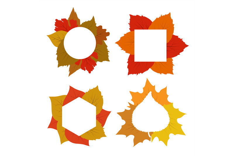 yellow-red-orange-autumn-leaves-vector-banner-templates