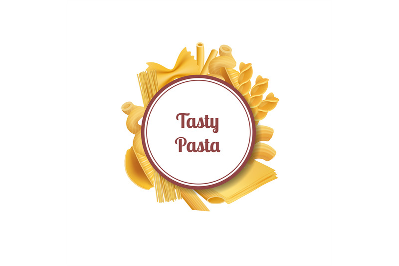 vector-realistic-pasta-types-with-place-for-text-illustration