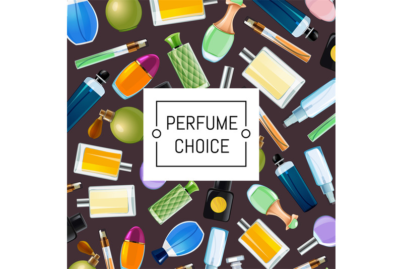 vector-colored-perfume-bottles-pattern-background-illustration