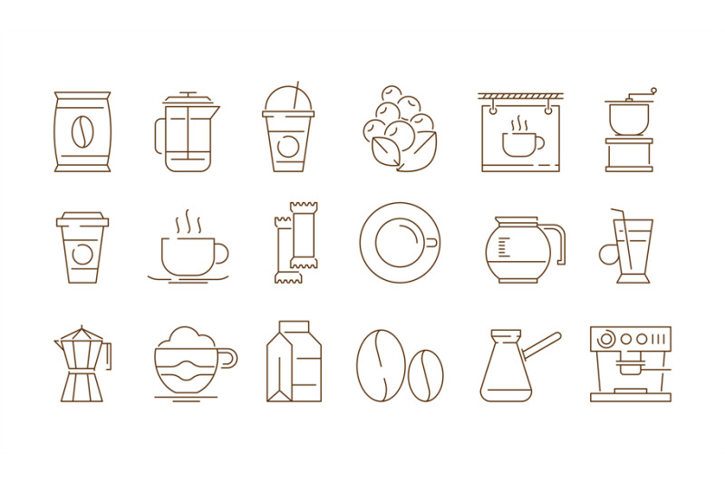 coffe-shop-icon-hot-drinks-tea-and-coffee-time-with-cake-food-vector