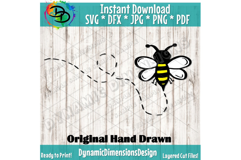 hand-drawn-bee-svg-cute-bee-svg-insect-bumblebee-clipart-bee-svg-b
