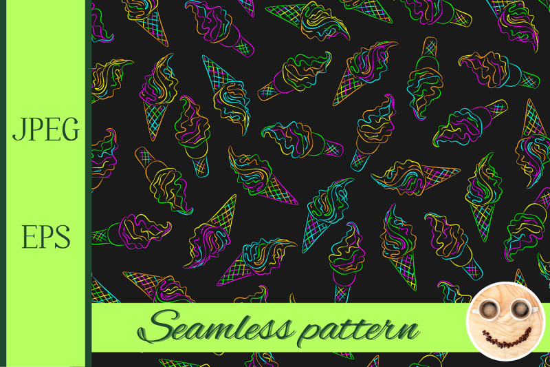 neon-colors-ice-cream-on-black-seamless-pattern