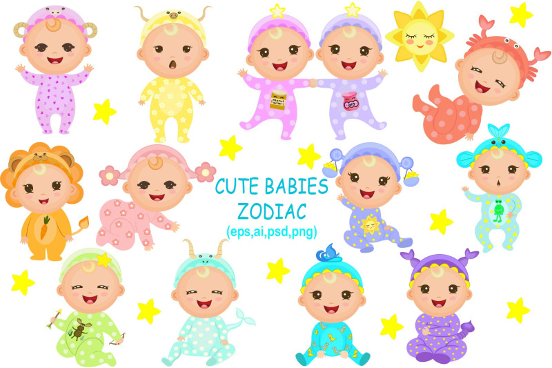 cute-babies-zodiac-set