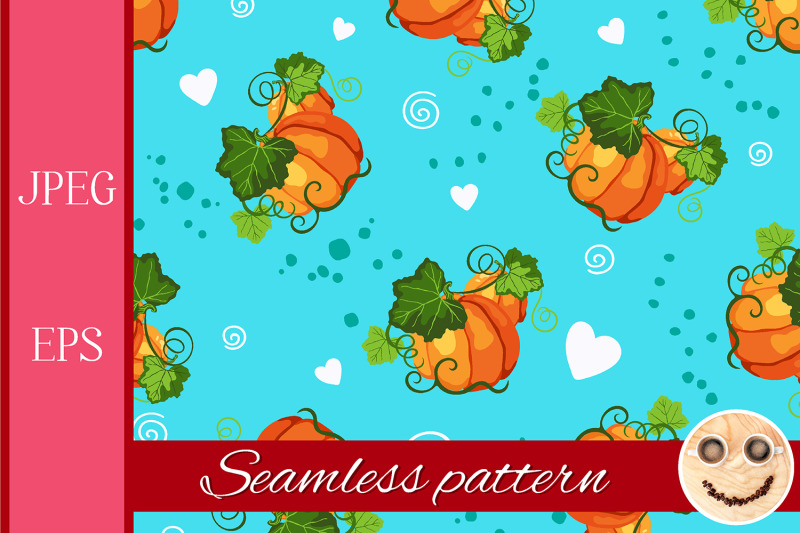 seamless-pattern-with-pumpkin-and-decorative-hearts