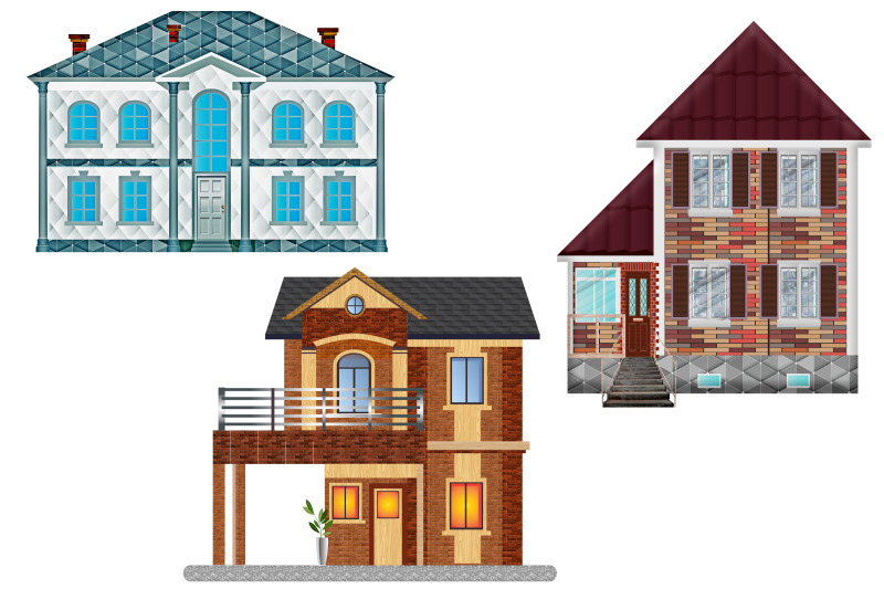 wood-brick-stone-buildings-and-house-clip-art