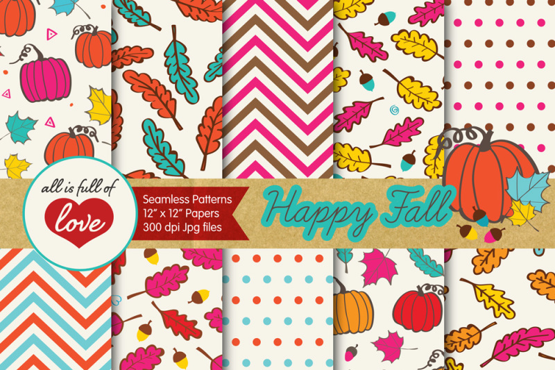 autumn-digital-papers-fall-background-patterns