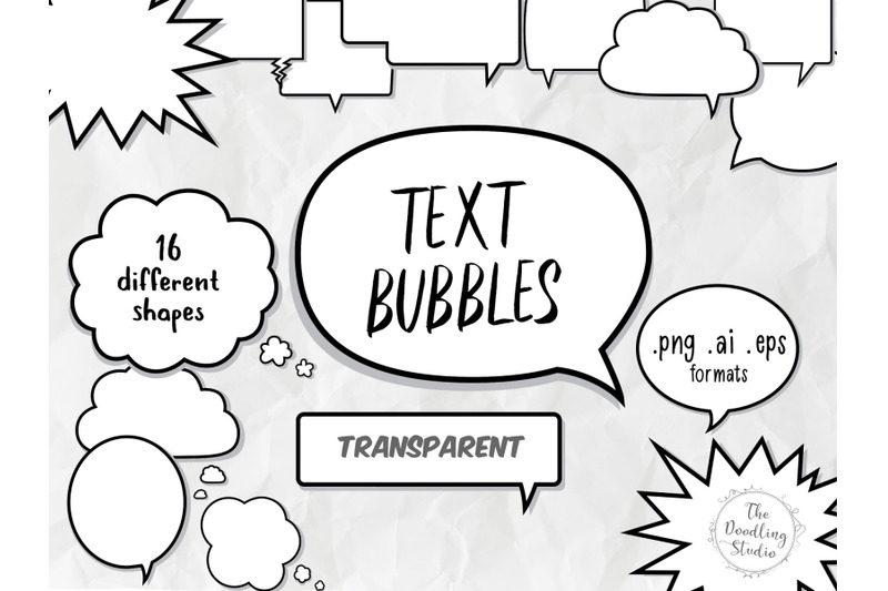text-bubbles-comic-globes
