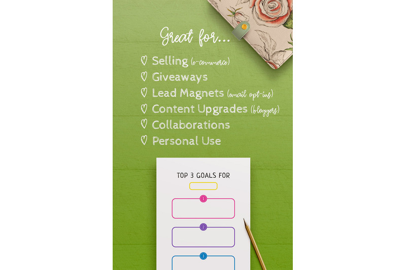 goal-setting-printables-indesign-template-for-commercial-use