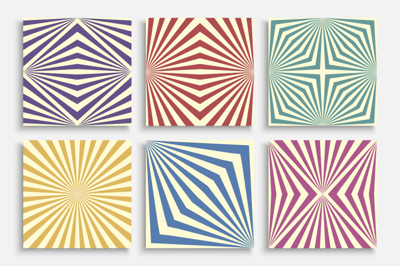 colorful-striped-retro-cards
