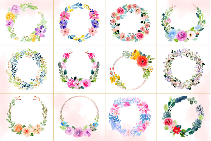 watercolor-floral-wreaths-vol-3