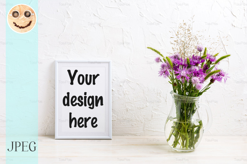 small-frame-mockup-with-burdock-flowers