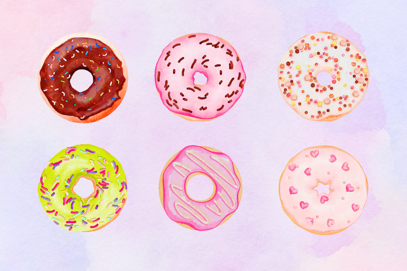watercolor-donuts-clipart