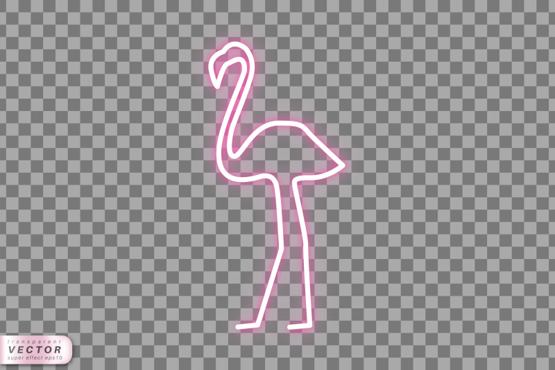 neon-flamingo-vector-illustration