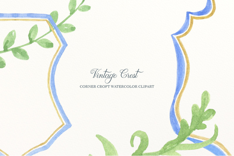 watercolor-vintage-style-crest-collection