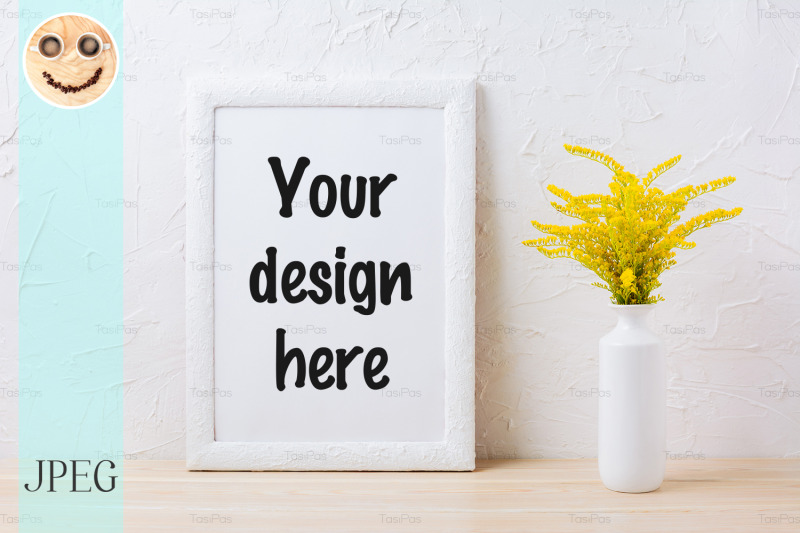 white-frame-mockup-with-ornamental-yellow-flowering-grass-in-vase