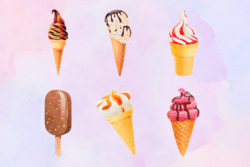 watercolor-ice-cream-clipart