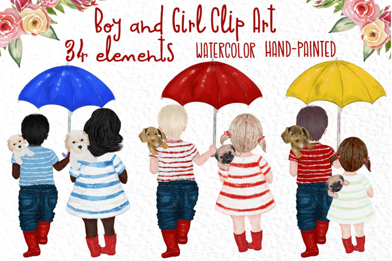 watercolor-kids-boy-and-girl-clipart-cute-kids-clipart