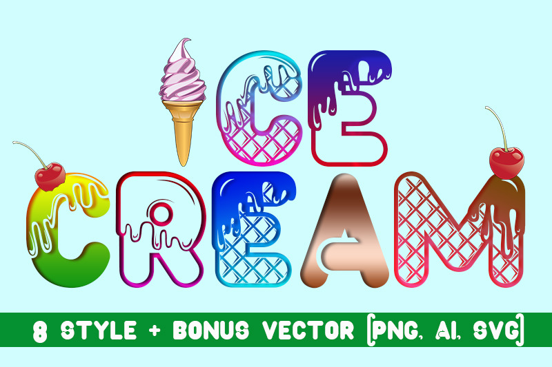 ice-cream-font