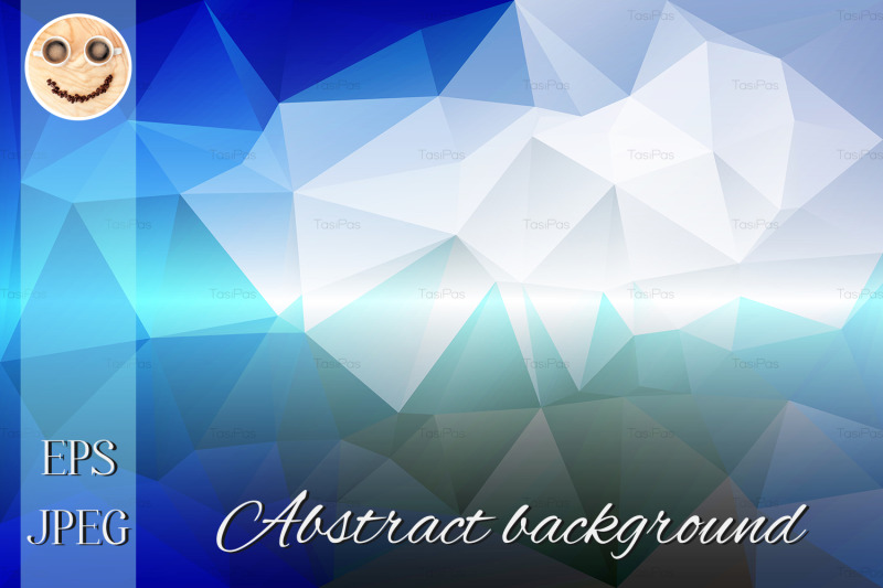 white-blue-shades-low-poly-background