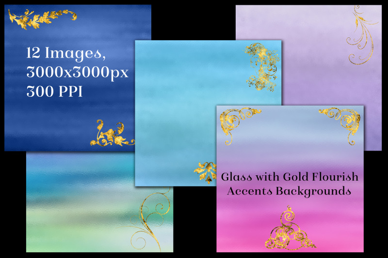 glass-with-gold-flourish-accents-backgrounds