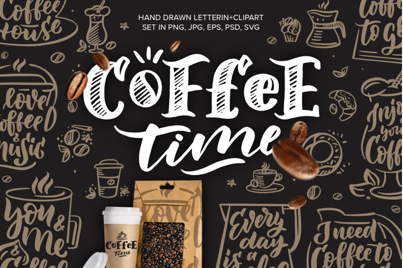 coffee-lettering-clipart-vintage