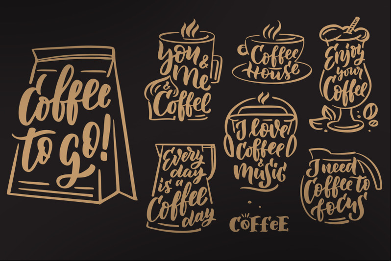 coffee-lettering-clipart-vintage